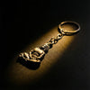Hanuman Ji Sitting Pose Metal Keychain