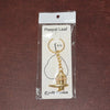 Shivling Keychain – Durable Golden Metal