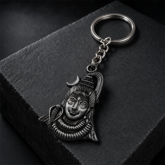 Lord Shiva Metal Keychain