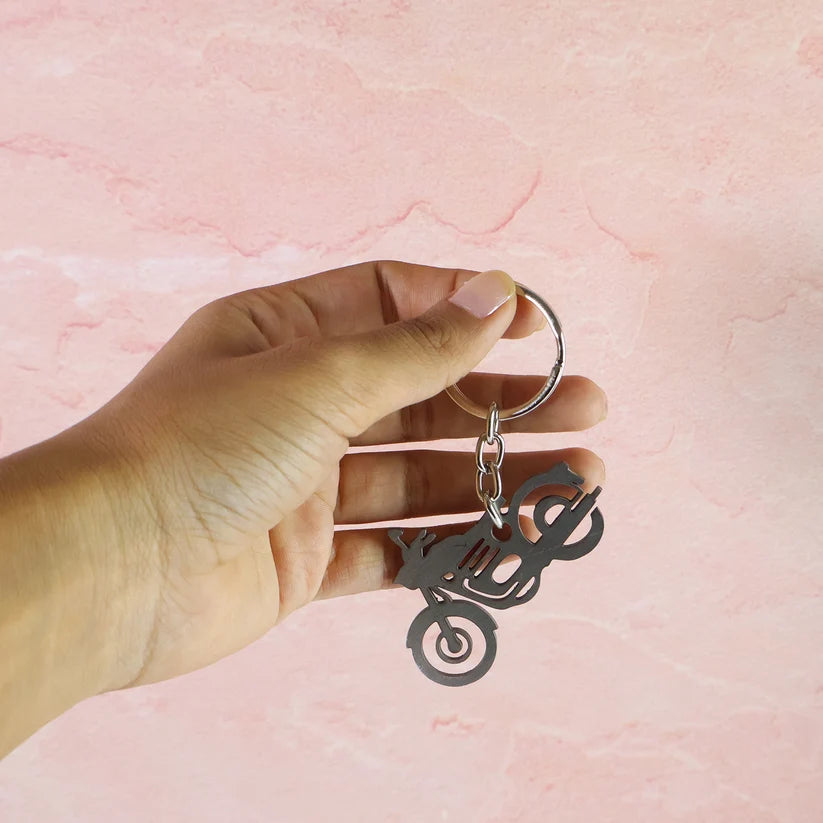 Motorcycle Keychain – Durable Metal