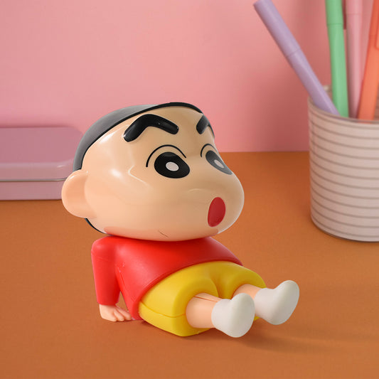 Shinchan Character Sitting Figurine - Mobile Stand