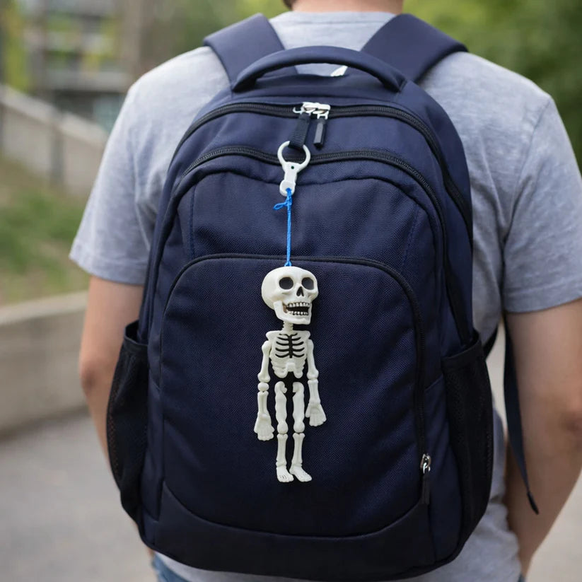 Skeleton Doll Keychain – Fun Hanging Clip-On