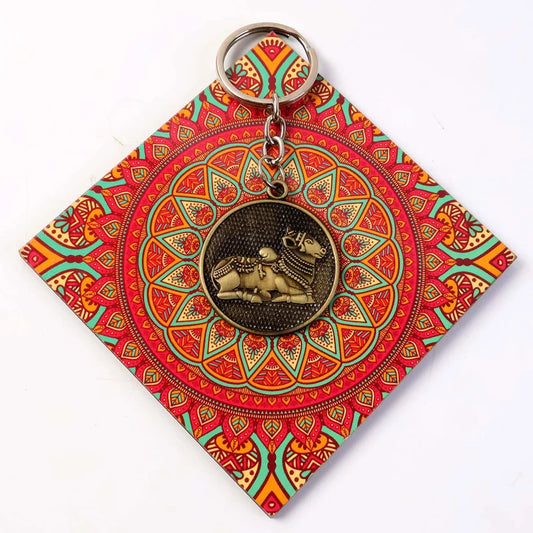 Nandi Bull Keychain – Antique Shivling