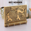 Golden Elephant Key Holder