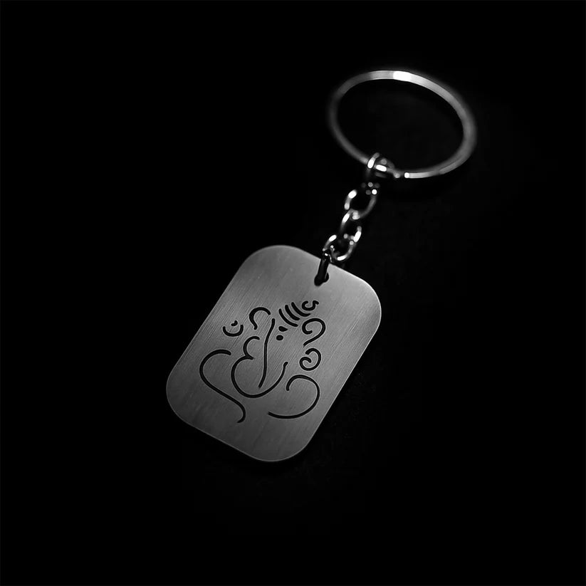 Ganeshji Metal Keychain