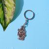 Radha Krishna Metal Keychain
