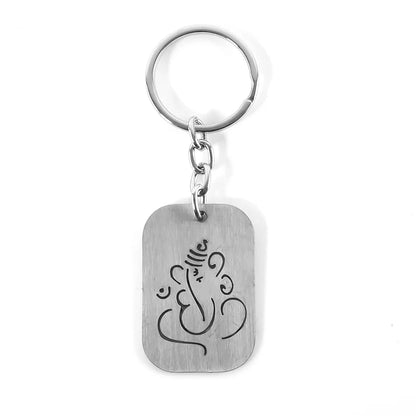 Ganeshji Metal Keychain