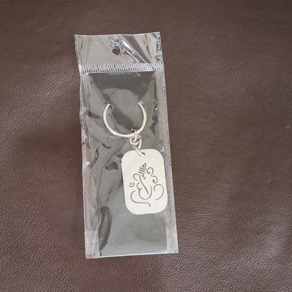 Ganeshji Metal Keychain
