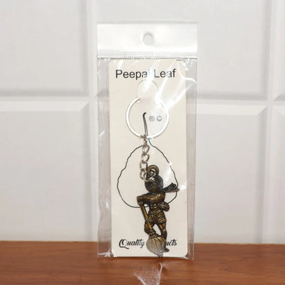 Lord Hanuman Metal Keychain