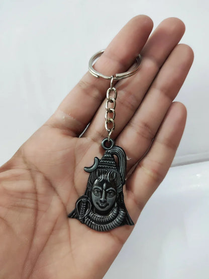 Lord Shiva Metal Keychain