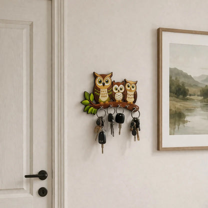 Cute Owls Key Holder