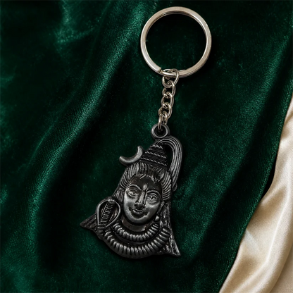 Lord Shiva Metal Keychain