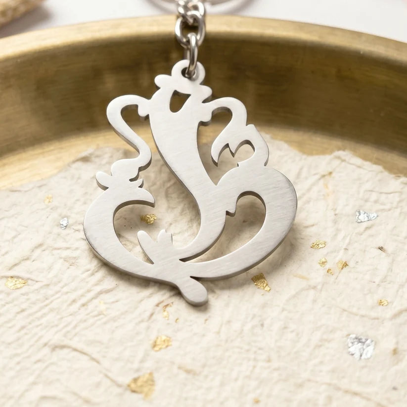 Lord Ganesha Stainless Steel Keychain