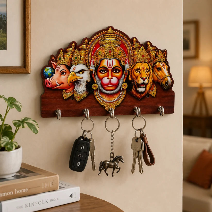 Panch Mukhi Hanumanji Key Holder