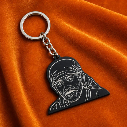 Sai Baba Face Keychain