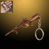 Rifle Gun Shape Keychain – Durable Metal
