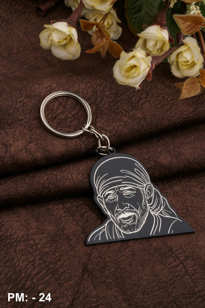 Sai Baba Face Keychain
