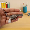 Gun Shape Keychain – Durable Metal