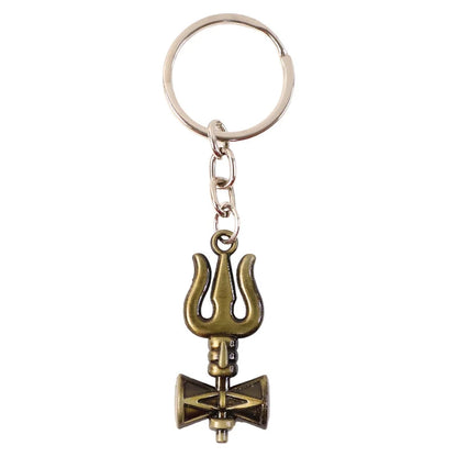 Trishul Damru Keychain