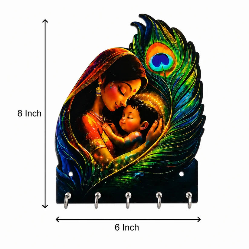 Yashoda & Krishna Key Holder