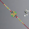 Om Rakhi With Colorful Beads