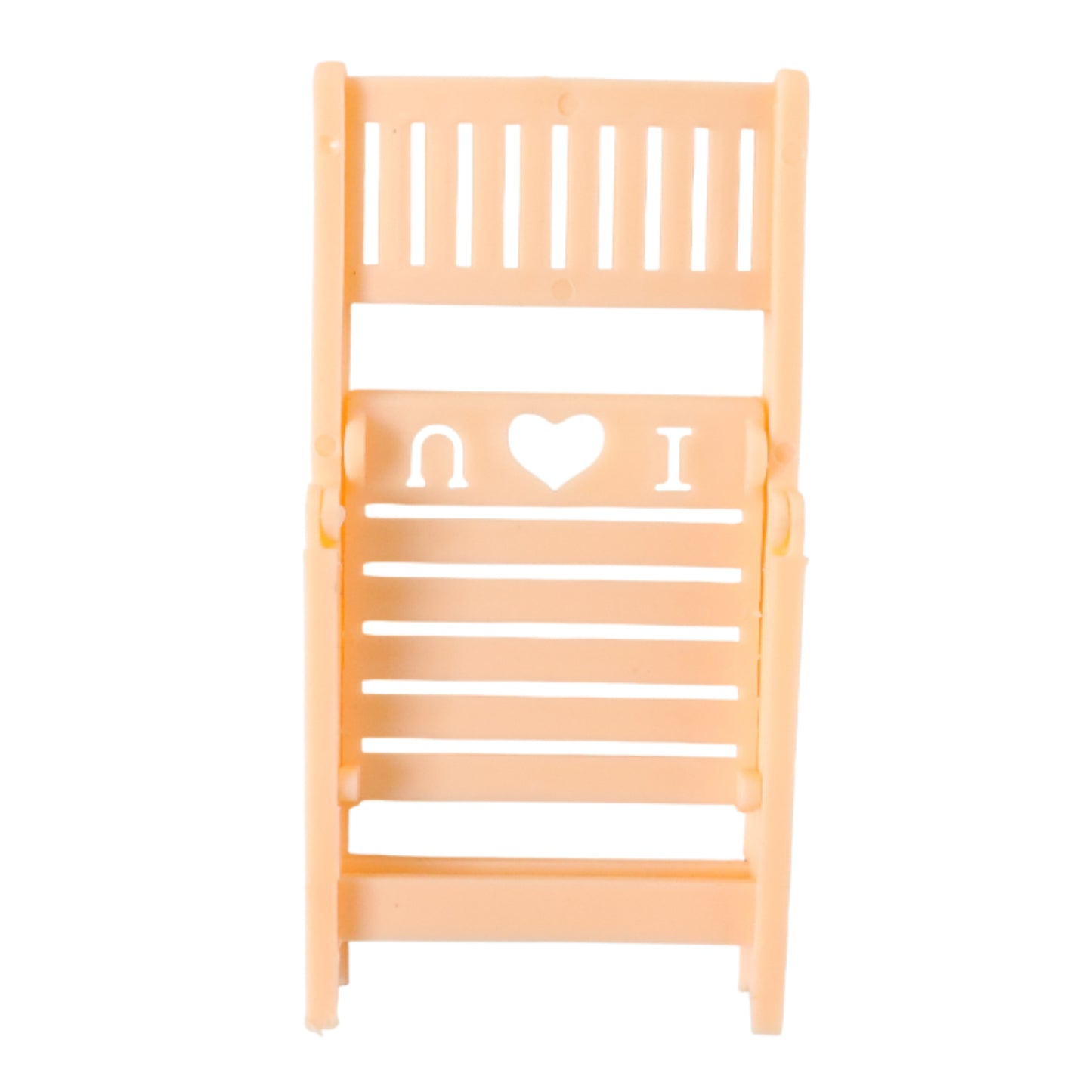 Mini Chair Shape Mobile Stand Holder Peach Color