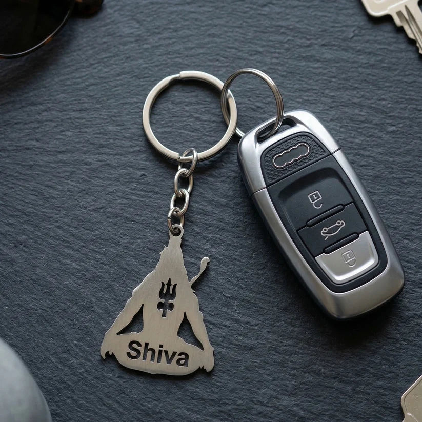 Lord Shiva Trishul Keychain
