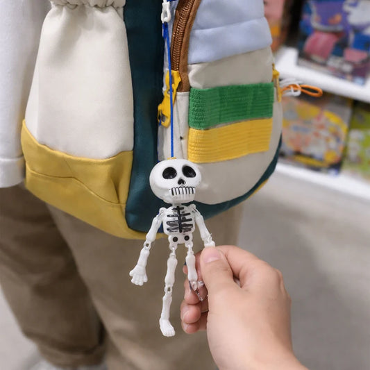 Skeleton Doll Keychain – Fun Hanging Clip-On