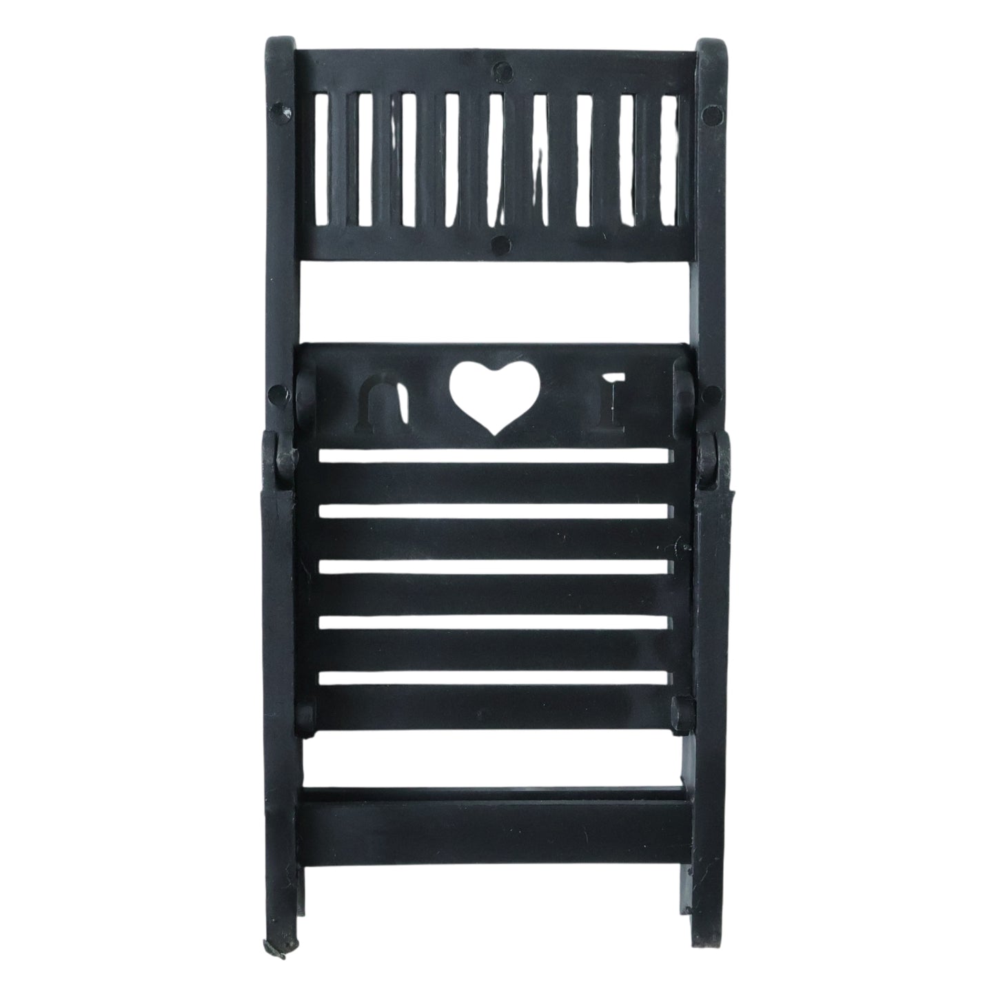Mini Chair Shape Mobile Stand Holder Black Color