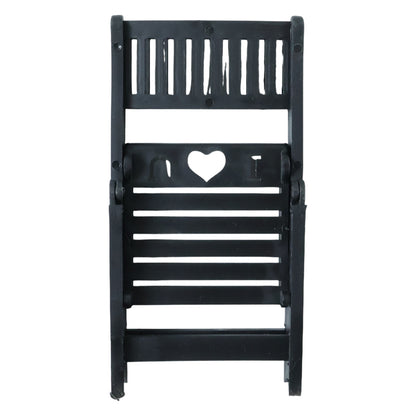 Mini Chair Shape Mobile Stand Holder Black Color