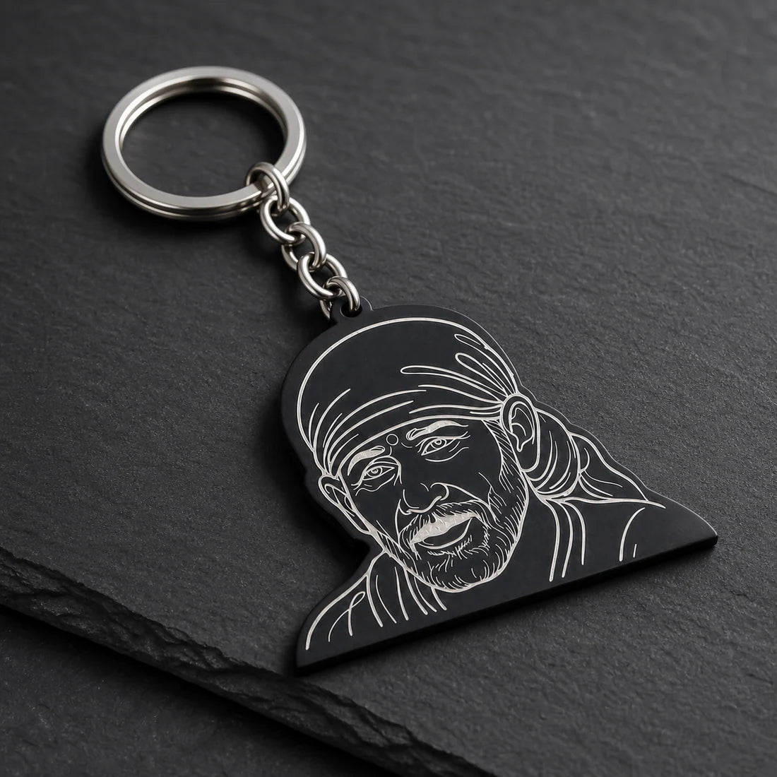 Sai Baba Face Keychain