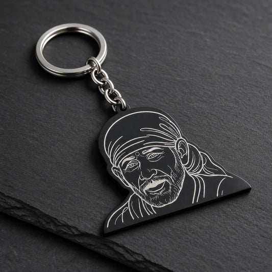 Sai Baba Face Keychain