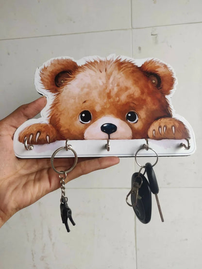 Cute Teddy Key Holder