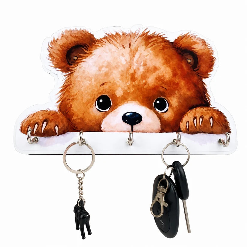 Cute Teddy Key Holder