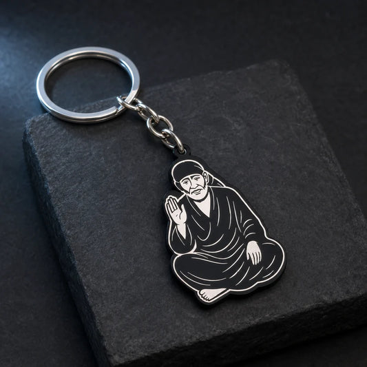 Shirdi Sai Baba Premium Metal Keychain