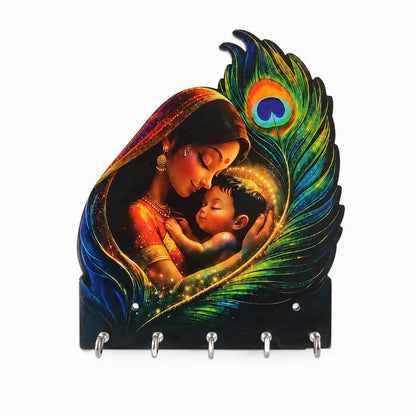 Yashoda & Krishna Key Holder