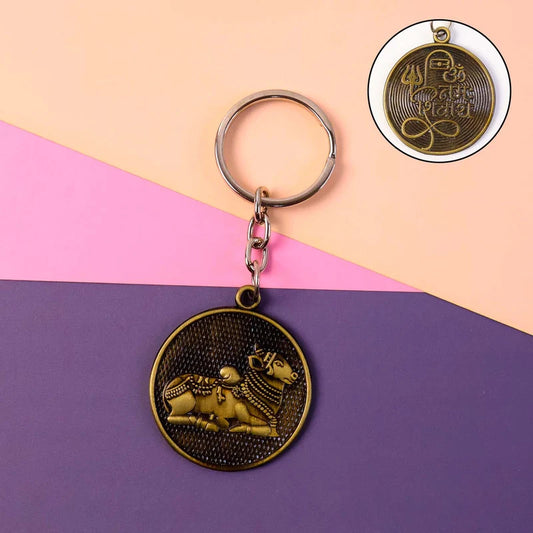 Nandi Bull Keychain – Antique Shivling