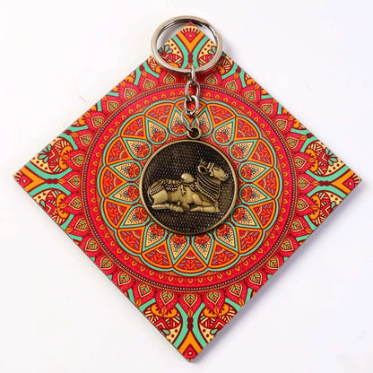 Nandi Bull Keychain – Antique Shivling