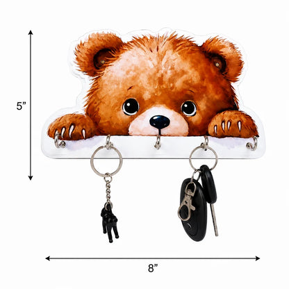 Cute Teddy Key Holder