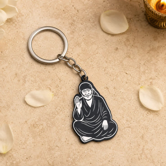 Shirdi Sai Baba Premium Metal Keychain