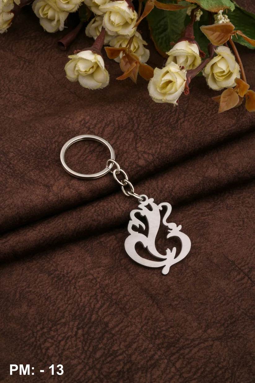 Lord Ganesha Stainless Steel Keychain