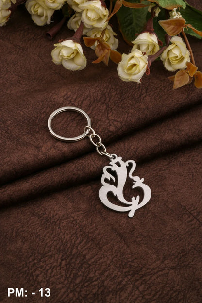 Lord Ganesha Stainless Steel Keychain